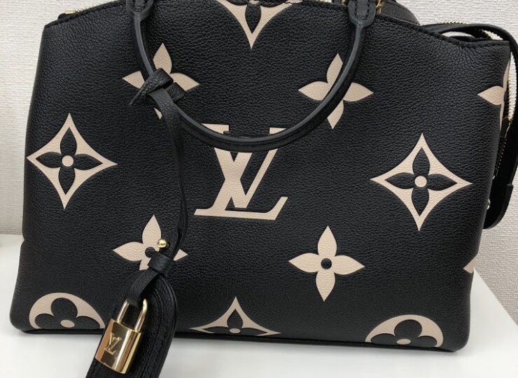 LOUIS VUITTON　ルイヴィトン　バイカラー　アンプラント　プティ・パレPM　ハンドバッグ