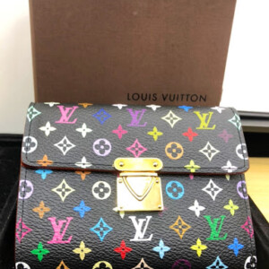 LOUIS VUITTON　ルイヴィトン　モノグラムマルチカラー　ポルトフォイユ　コアラ　三つ折り財布