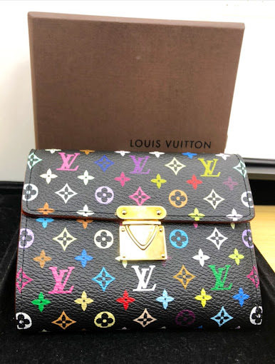 LOUIS VUITTON　ルイヴィトン　モノグラムマルチカラー　ポルトフォイユ　コアラ　三つ折り財布