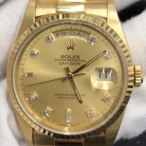 ROLEX　デイデイト　10Pダイヤ　18238A