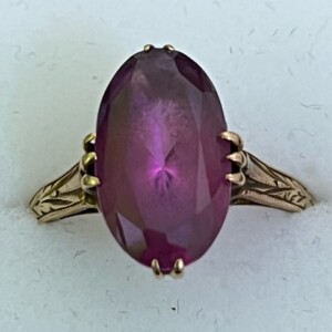 K18　色石付き　リング　2.7g