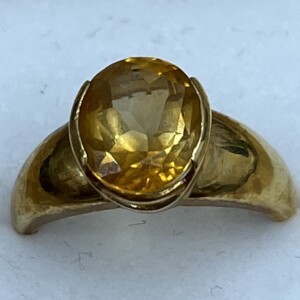 K18　色石付き　リング　4.0g